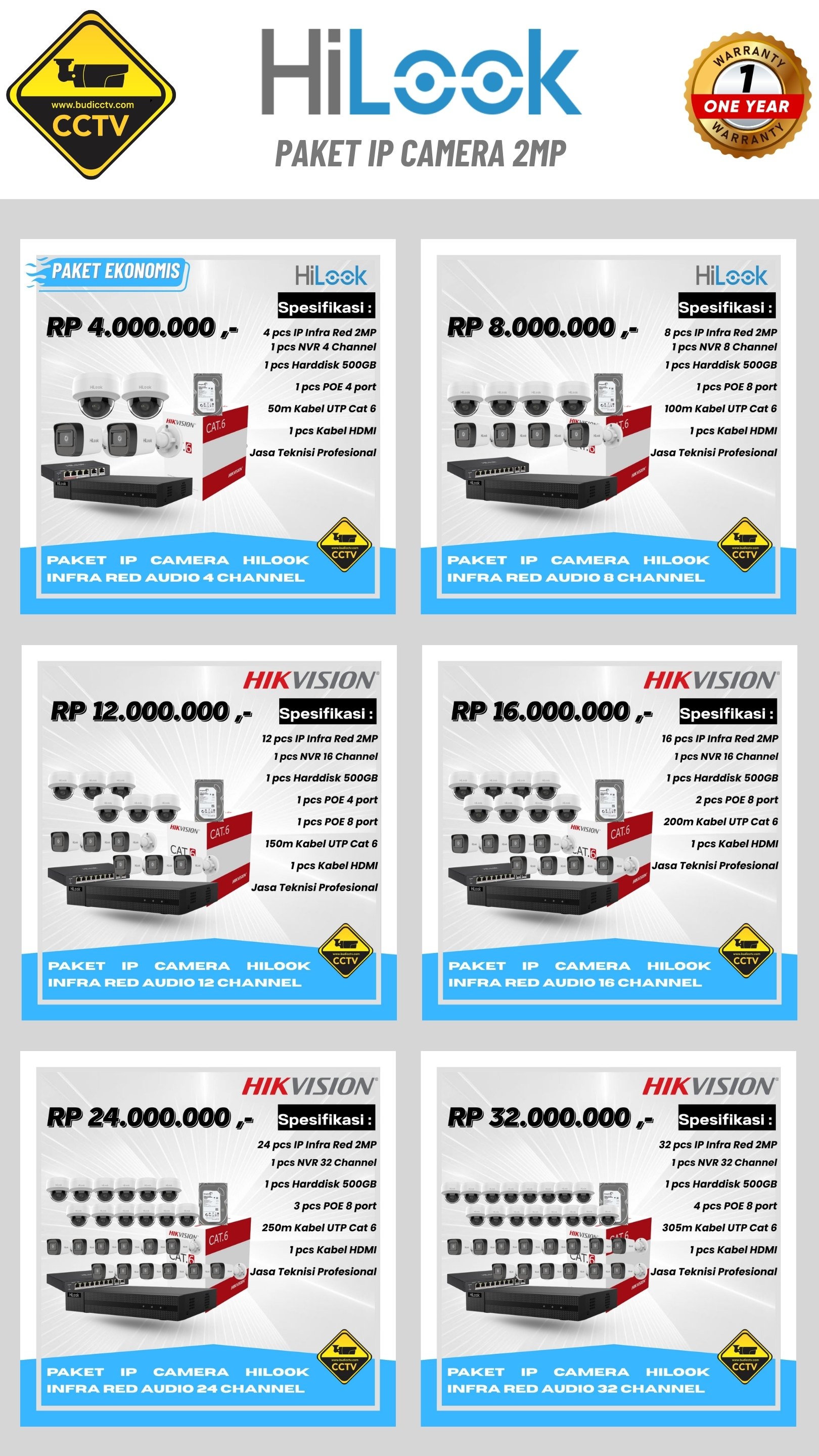 Brosur Harga 4 - Budi CCTV