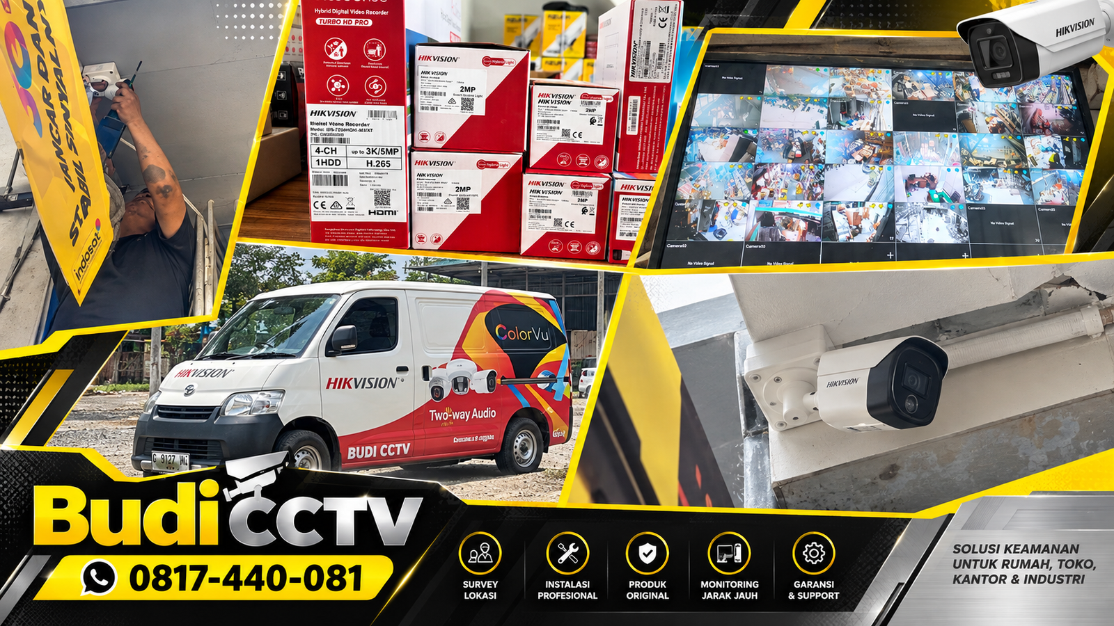 Pemasangan CCTV Hikvision di Cirebon untuk Gudang, Kapasitas Penyimpanan Rekaman yang Terencana
