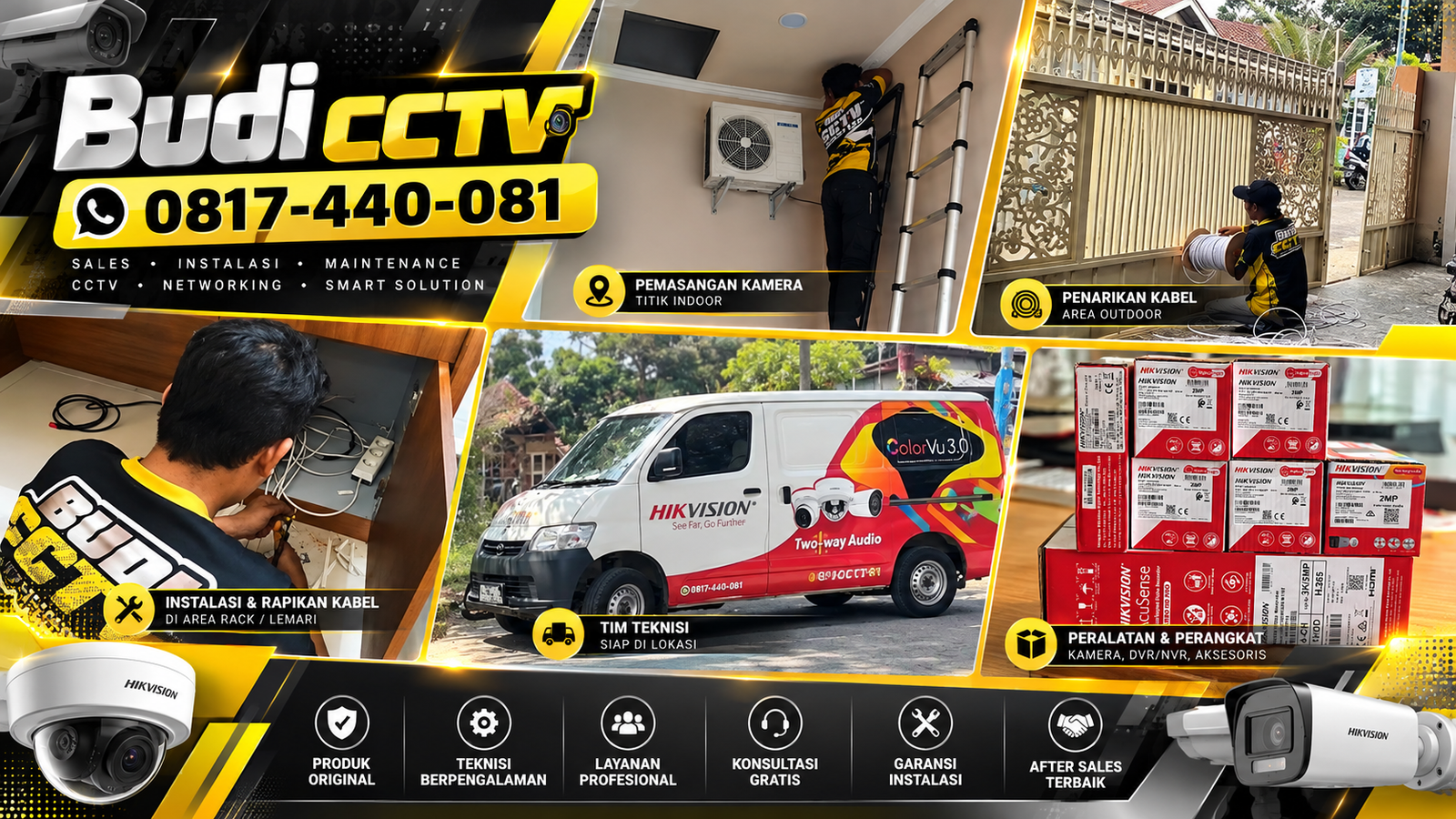 Pemasangan CCTV Hikvision Cirebon dan Cara Aktifkan Notifikasi Gerakan di Hik-Connect