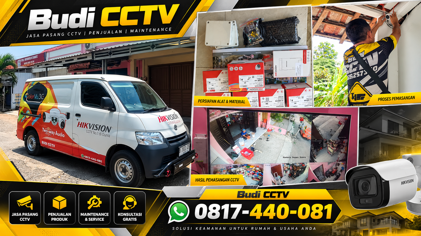 Pemasangan CCTV Hikvision Cirebon untuk Toko dengan Integrasi Kamera dan Aplikasi Pemantauan