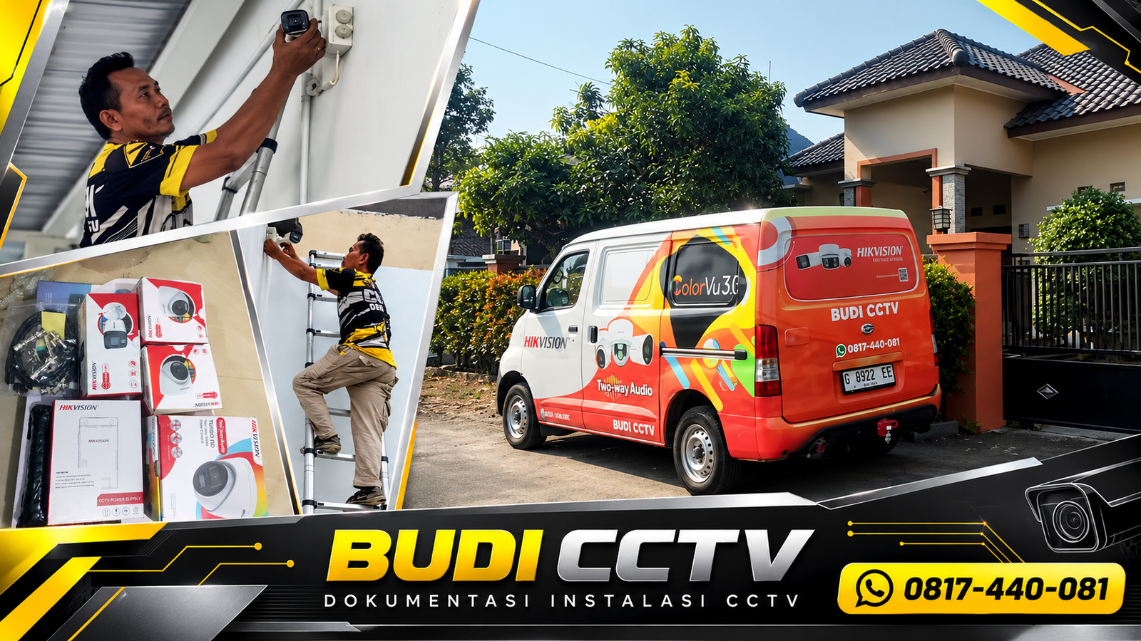 Instalasi CCTV Hikvision di Rumah Cirebon, dengan Merek Tepercaya