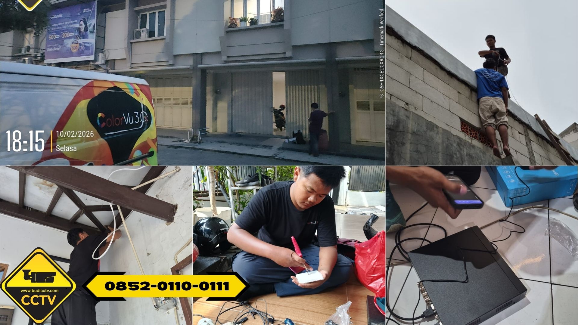 Solusi Keamanan Ruko di Kesambi Cirebon dengan CCTV Hikvision Smart Hybrid Light