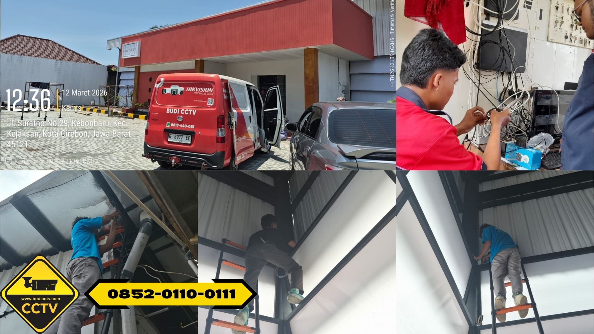 CCTV Hikvision Colorvu 4MP Terpasang di Court & Co Padel Cirebon, Ini Keunggulannya